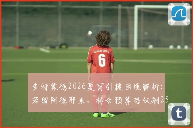 多特蒙德2026夏窗引援困境解析：若留阿德耶米，转会预算恐仅剩2500万欧，如何破局？